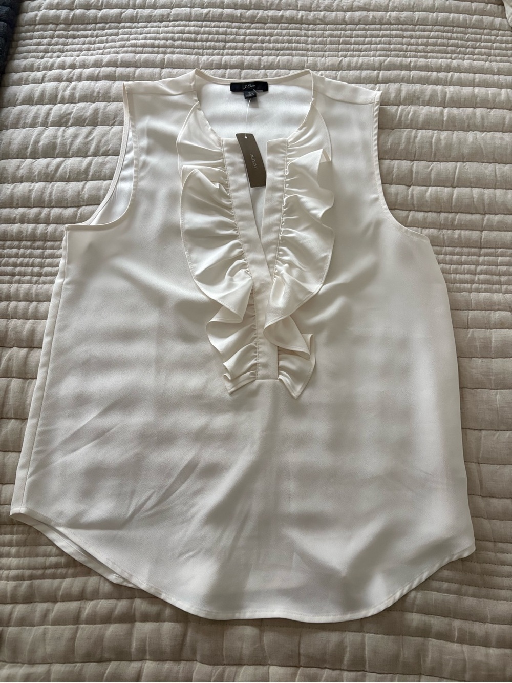 NWT JCrew ruffle blouse